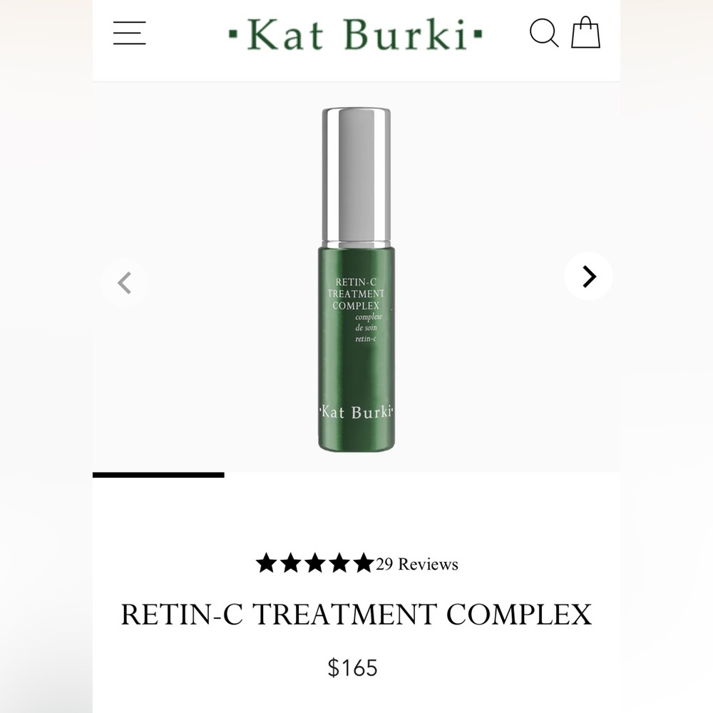 Kat Burki Retin-C Treatment Complex 1 oz. BNIB
